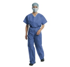 FOLIODRESS tenue de bloc opératoire L bleu 50 pce