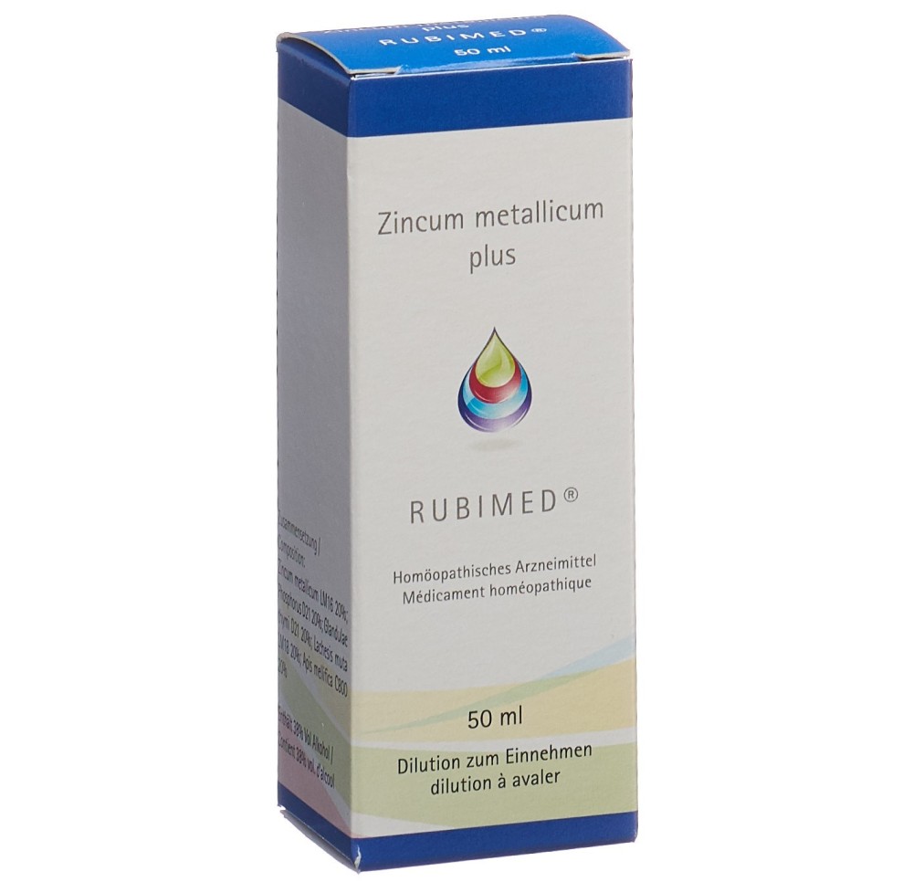 RUBIMED zincum metallicum plus gouttes 50 ml