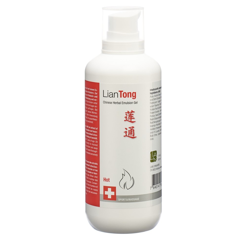 LIANTONG Chinese Herbal Emulsion Gel Hot 500 ml