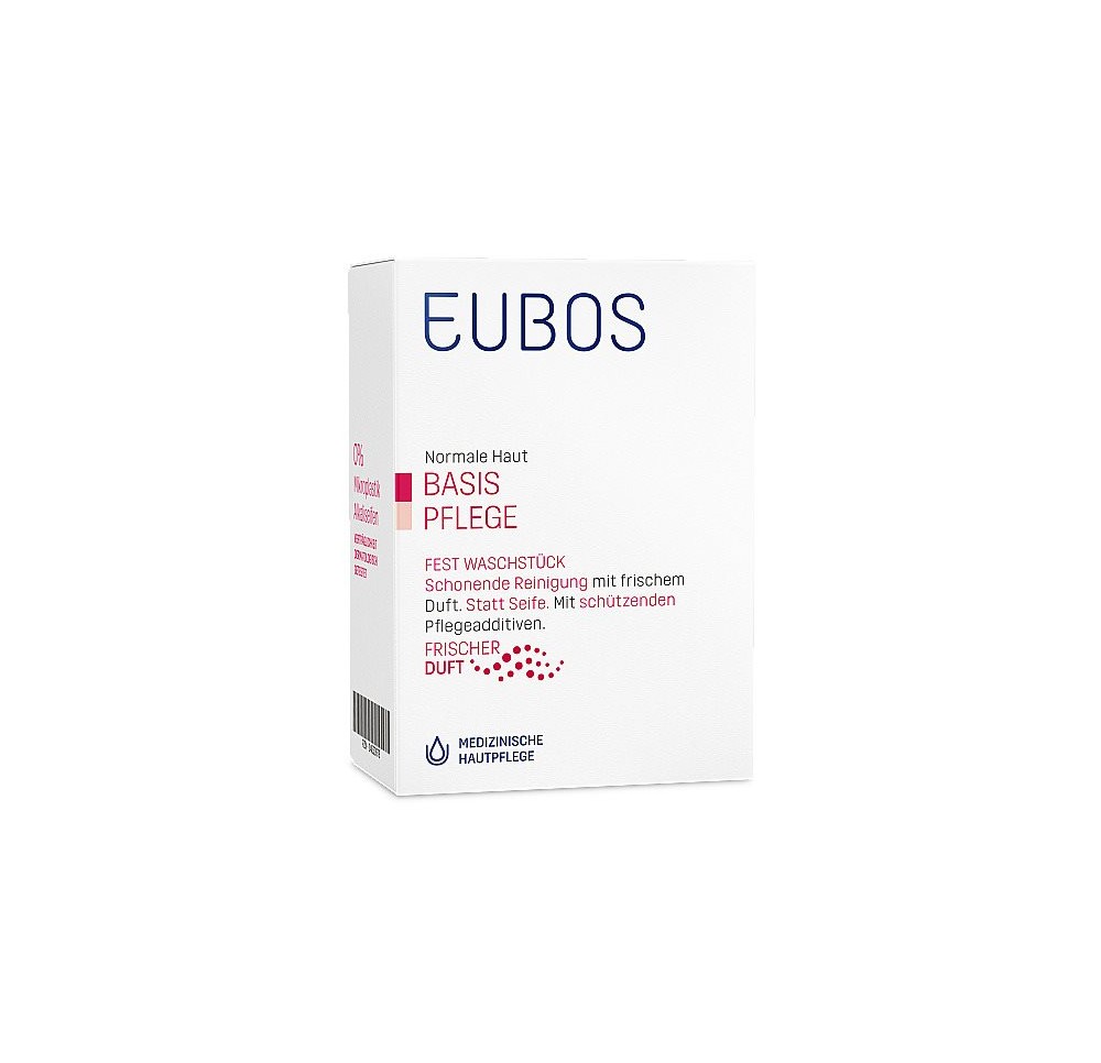 EUBOS savon solide parfumé rose (nouveau) 125 g