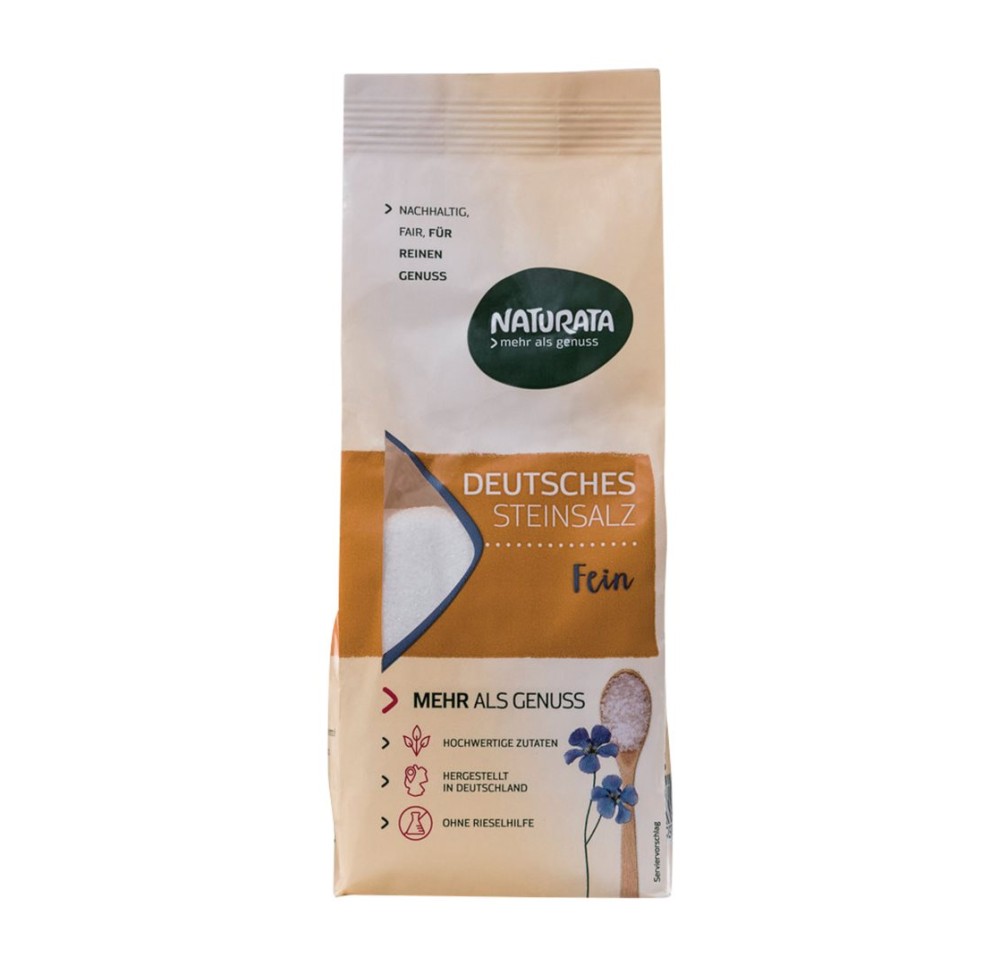 NATURATA sel rocheux allemand fin sach 500 g