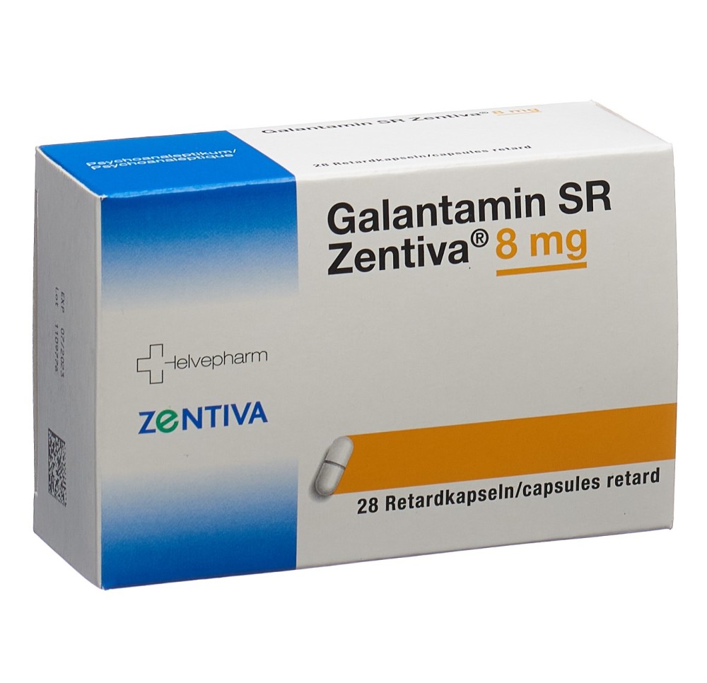 GALANTAMIN SR Zentiva caps ret 8 mg 28 pce