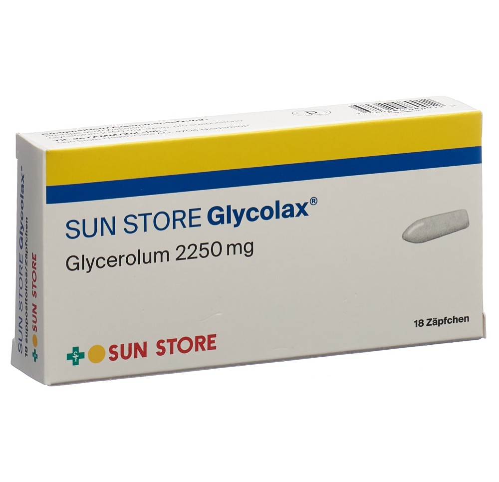 SUN STORE Glycolax supp 18 pce