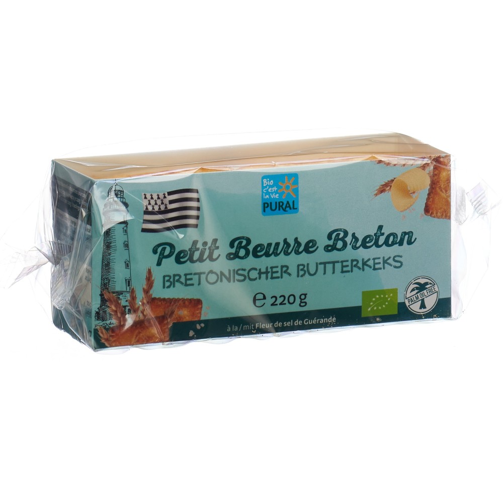PURAL Petit beurre breton carton 220 g