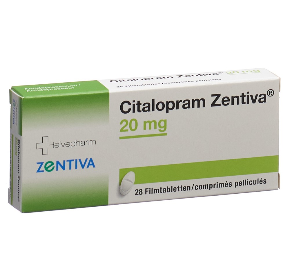 CITALOPRAM Zentiva cpr pell 20 mg 28 pce
