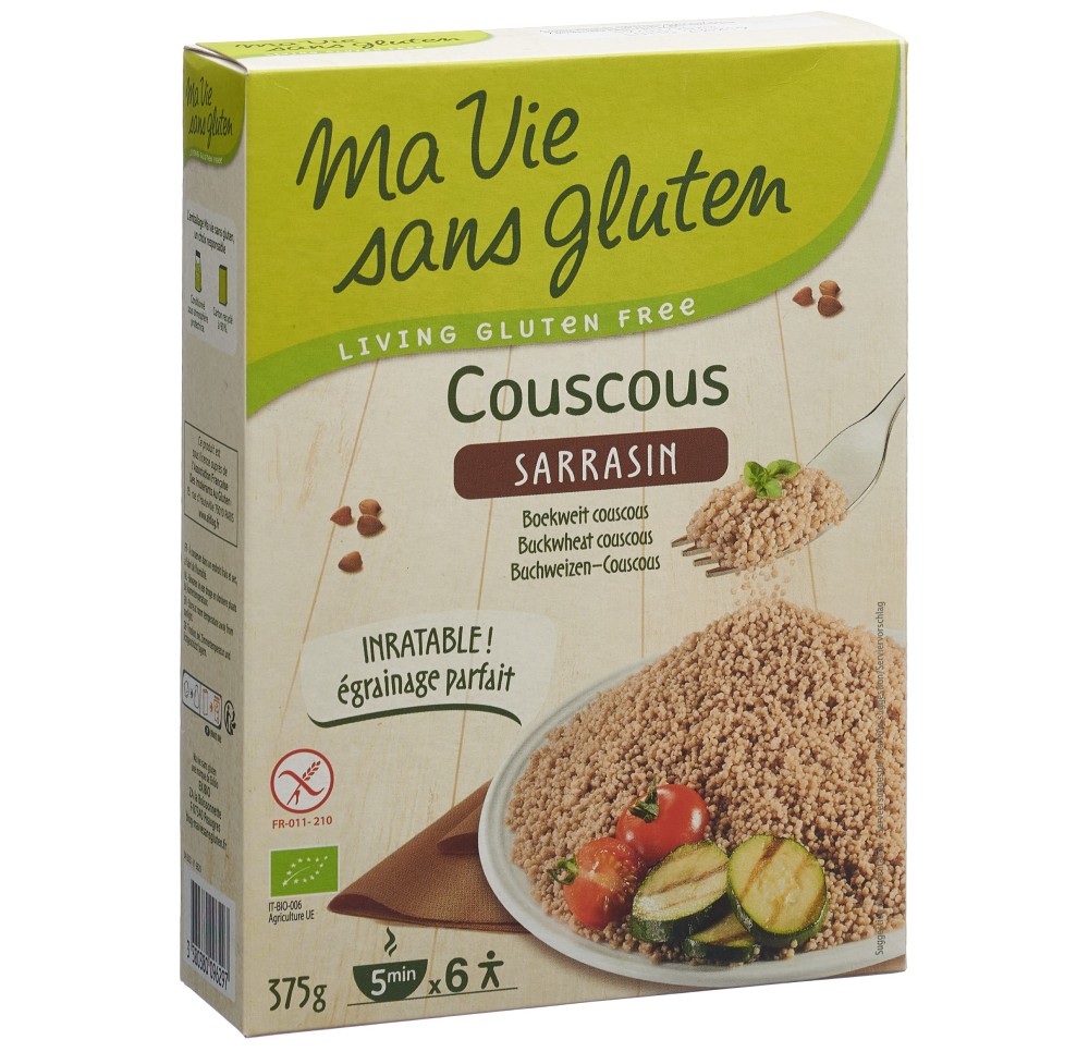 MA VIE S GLUT Couscous Sarrasin sach 375 g