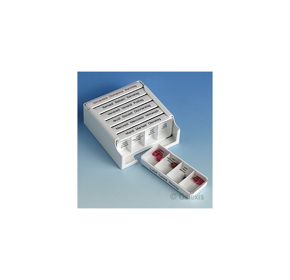 MEDI-7 semainier blanc all/fr/it