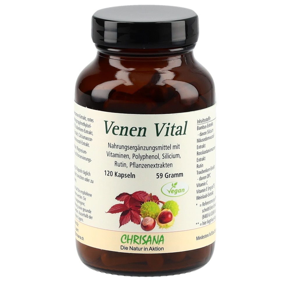 CHRISANA Veines vitales caps bte 120 pce