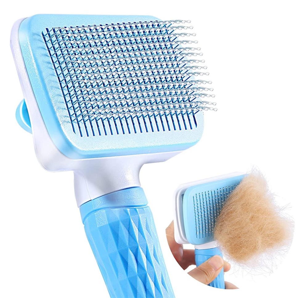 QUICK AID Brosse à fourrure autonettoyante