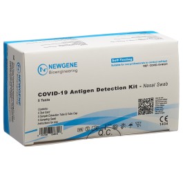 NEW GENE COVID-19 Ag Det Kit Nasal Swab 5 pce