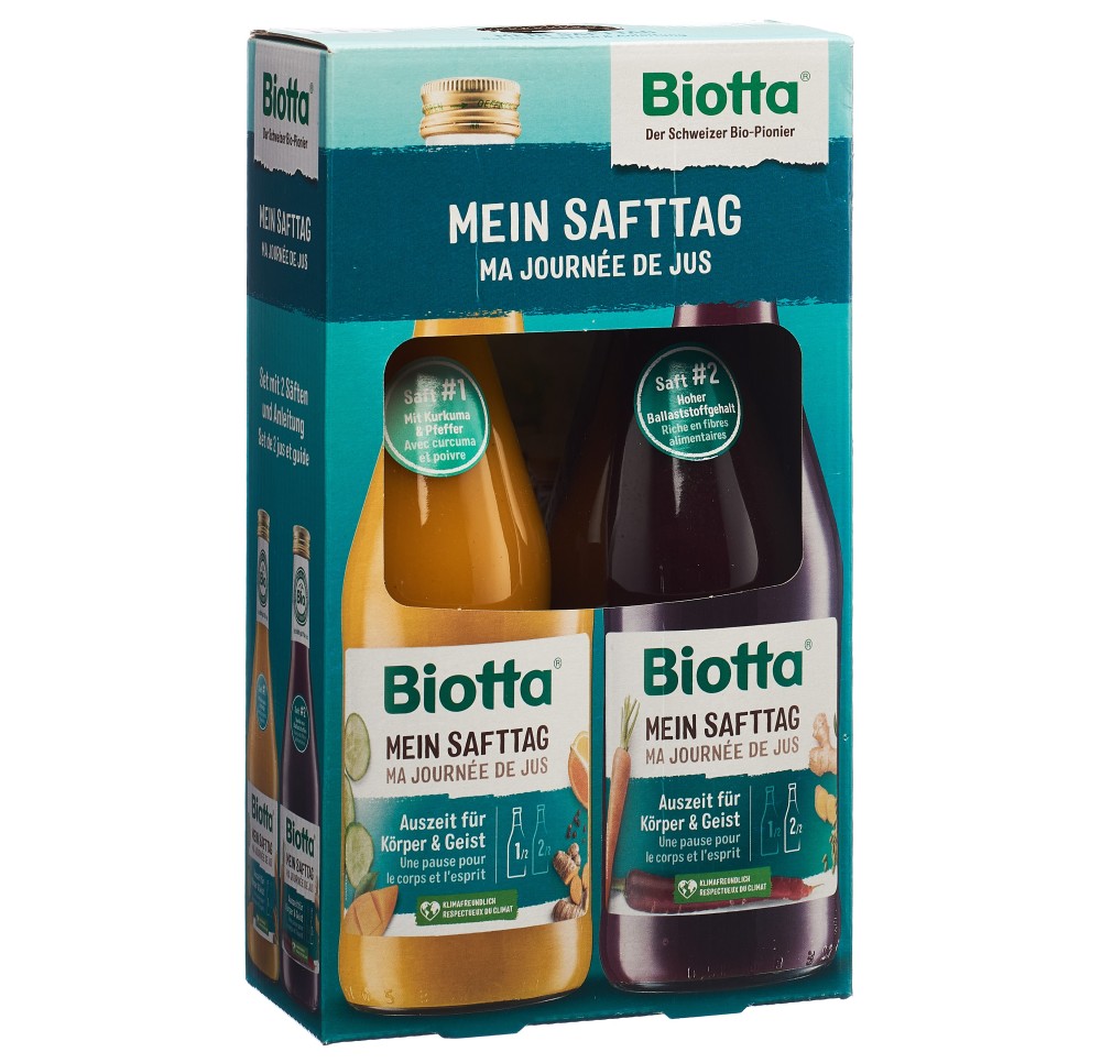 BIOTTA ma journée de jus set 2 fl 5 dl