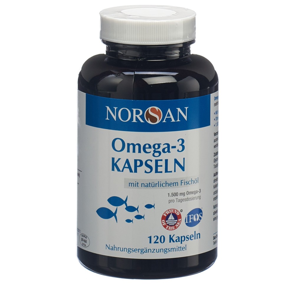 NORSAN Omega-3 Fischöl caps bte 120 pce
