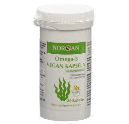 NORSAN Omega-3 caps vegan bte 80 pce