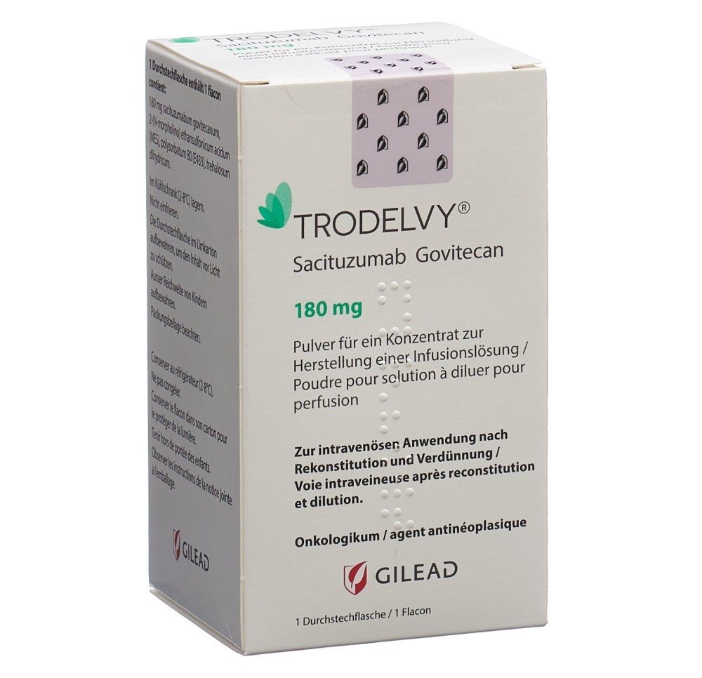 TRODELVY subst sèche 180 mg flac