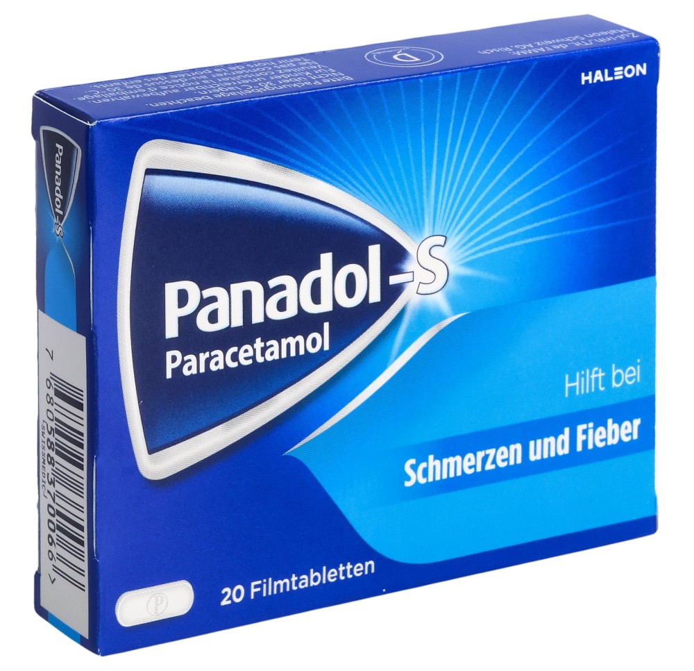 PANADOL S cpr pell 500 mg 20 pce