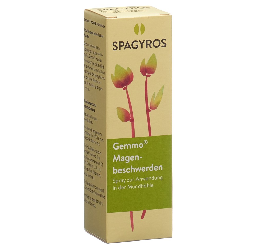 SPAGYROS GEMMO troubles stomacaux spray bucc 30 ml