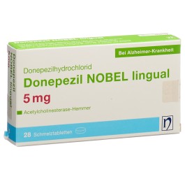 DONEPEZIL NOBEL lingual cpr orodisp 5 mg 28 pce