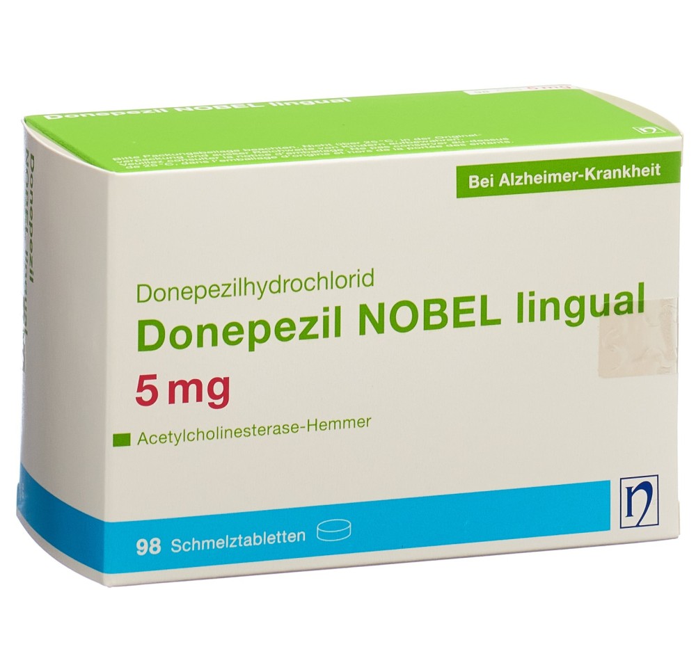 DONEPEZIL NOBEL lingual cpr orodisp 5 mg 98 pce