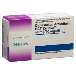 OLMESARTAN AMLODIPIN HCT Zentiva 40/10/25 28 pce