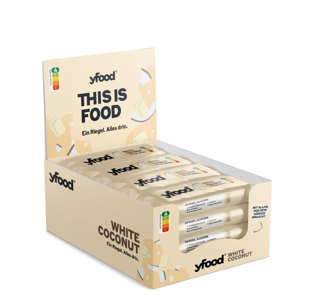 YFOOD hautes proté barre coco&choco bla 12 x 60 g