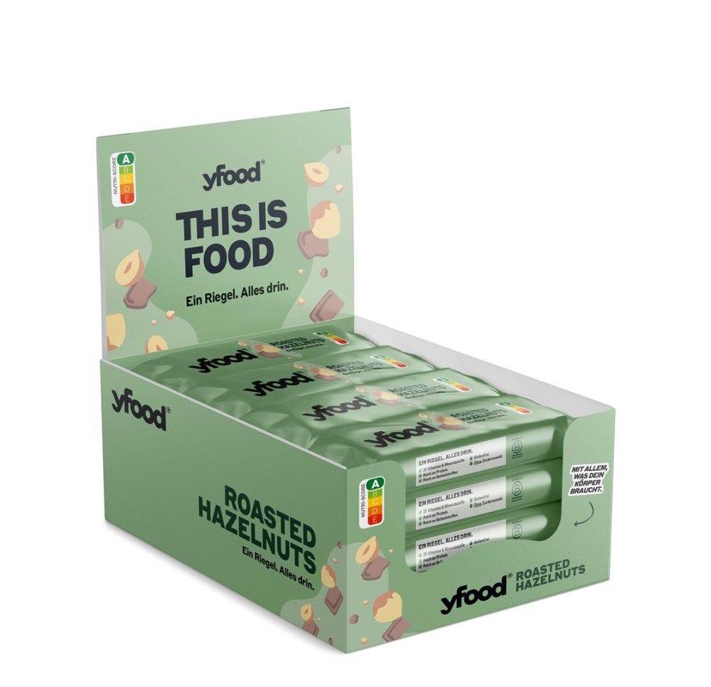 YFOOD hautes proté barre choco&noisette 12 x 60 g