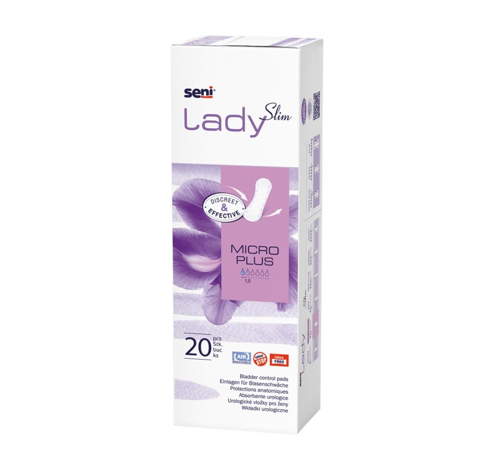 SENI Lady Slim Micro Pl protections 15 x 20 pce