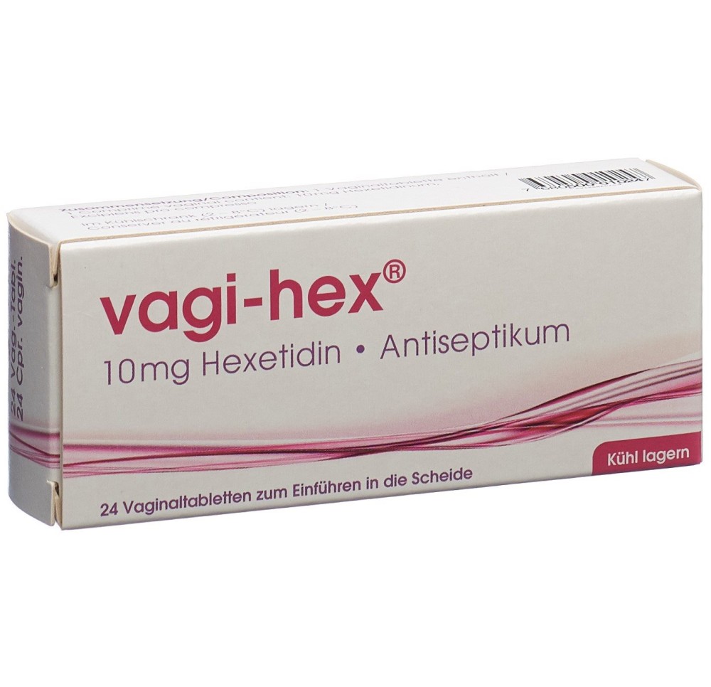 VAGI-HEX cpr vag 10 mg 24 pce