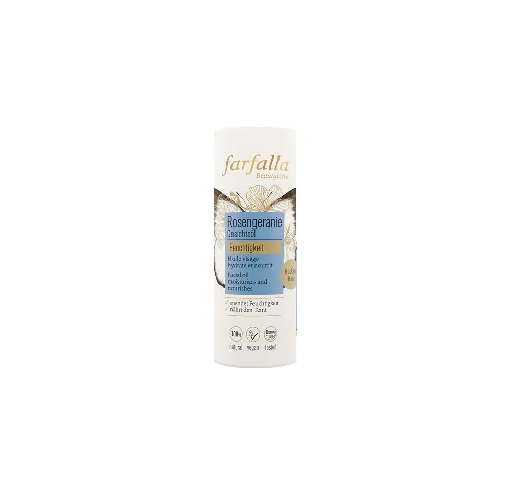 FARFALLA Huile visage Rosengeranie 15 ml