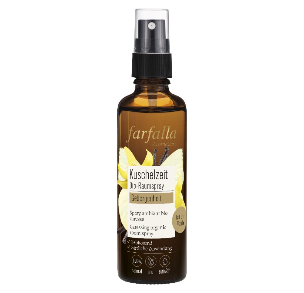 FARFALLA Spray ambiant bio vanille caresse 75 ml