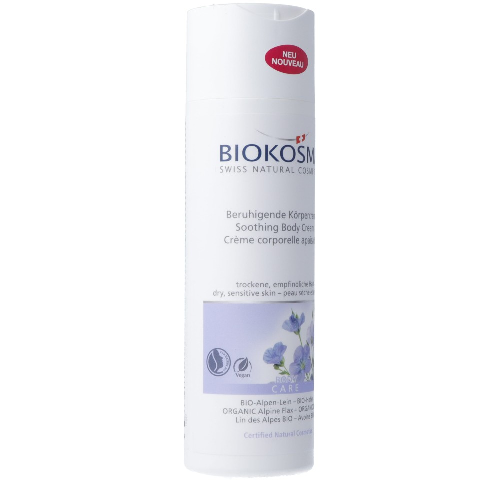 BIOKOSMA Crème corporelle Lin Alp Avoi BIO 200 ml