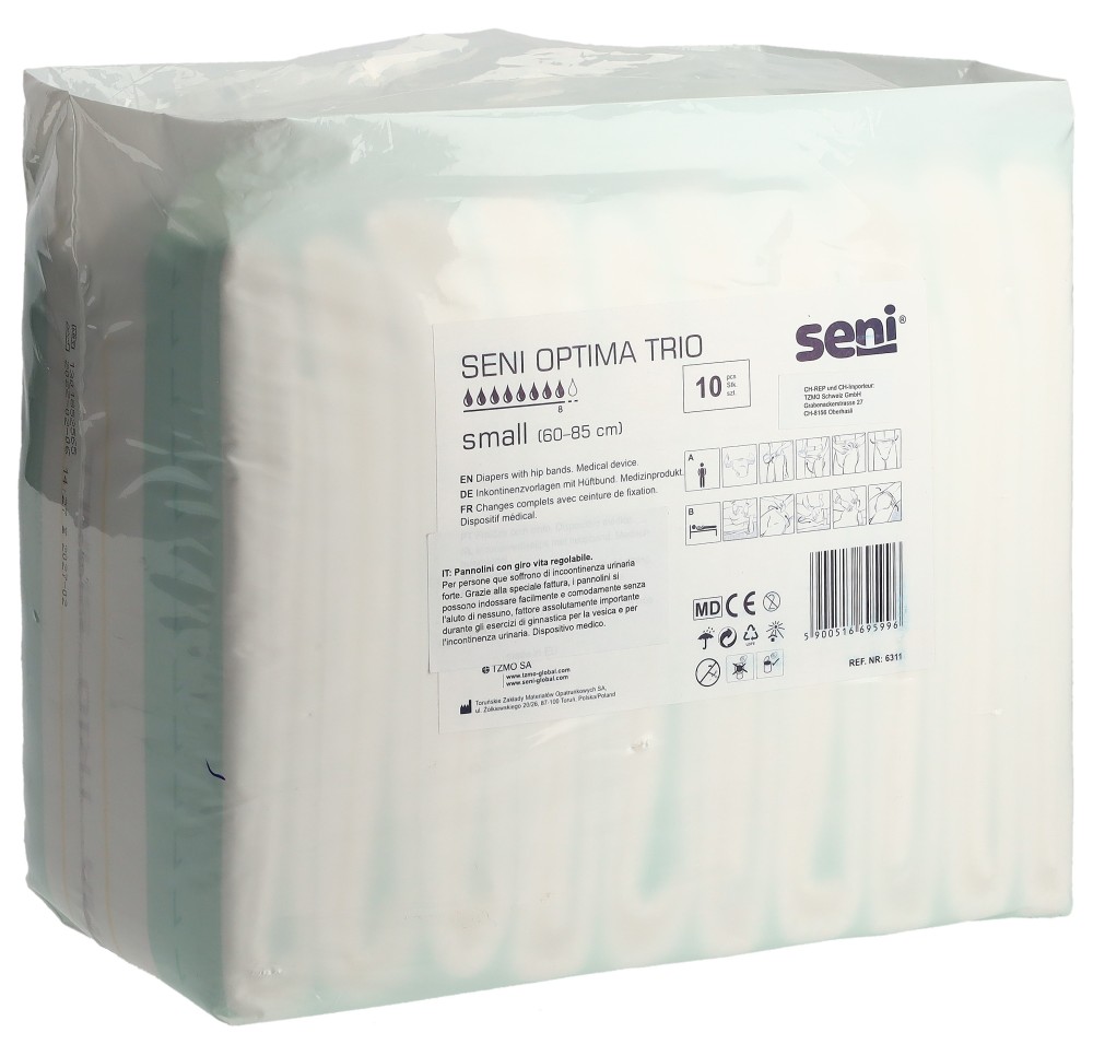 SENI Optima Trio chan comp S ceinture 10 pce