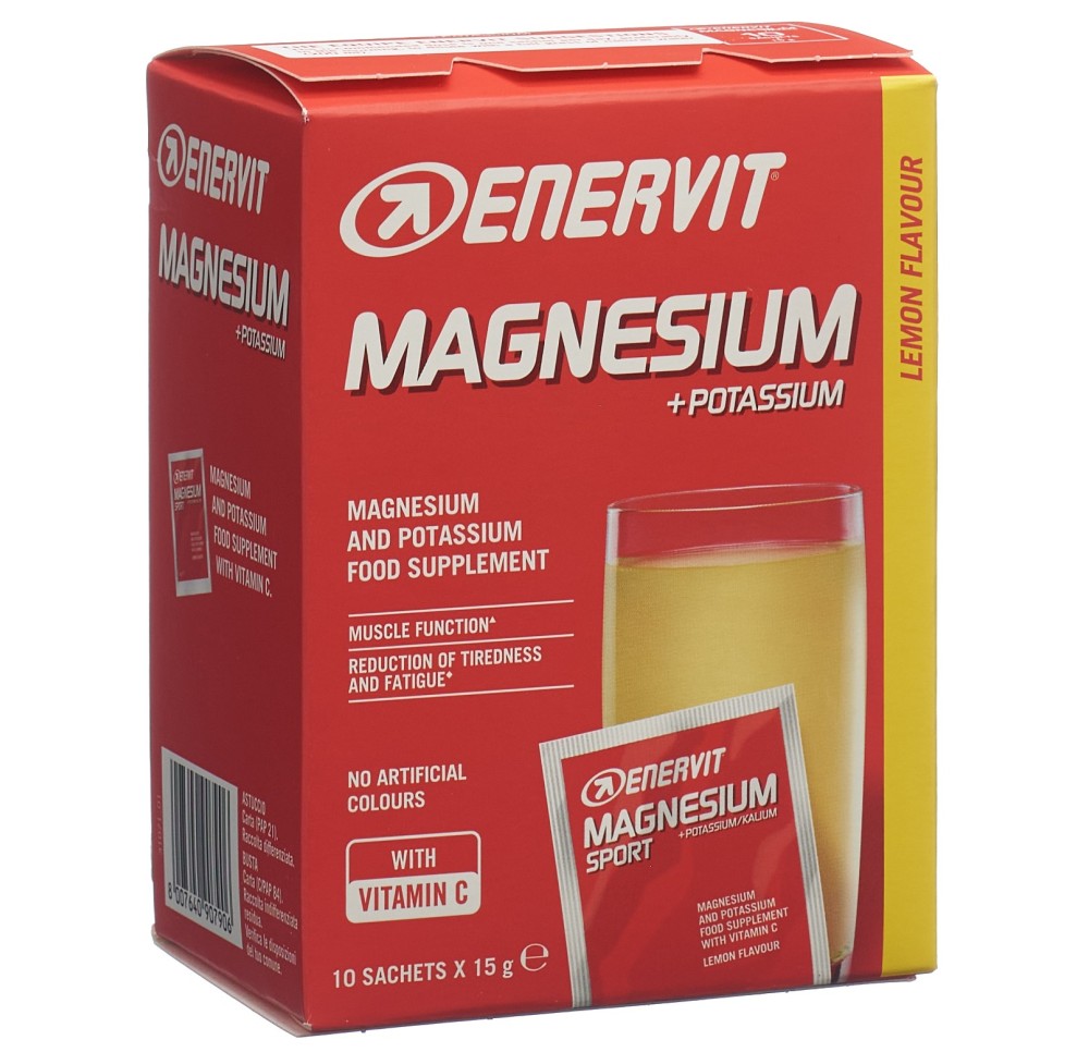 ENERVIT pdr magnesium potassium 10 sach 15 g