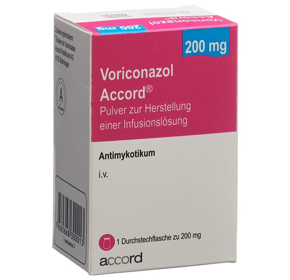 VORICONAZOL Accord subst sèche 200 mg flac