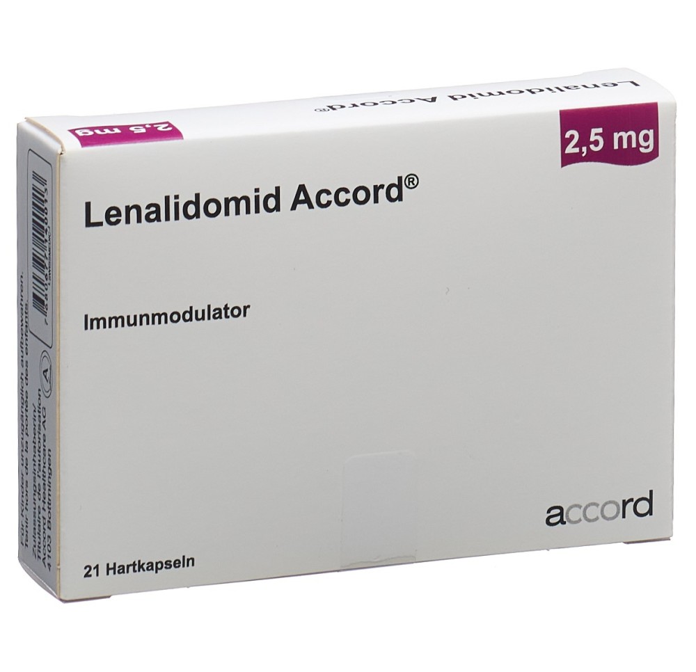LENALIDOMID Accord caps 2.5 mg 21 pce