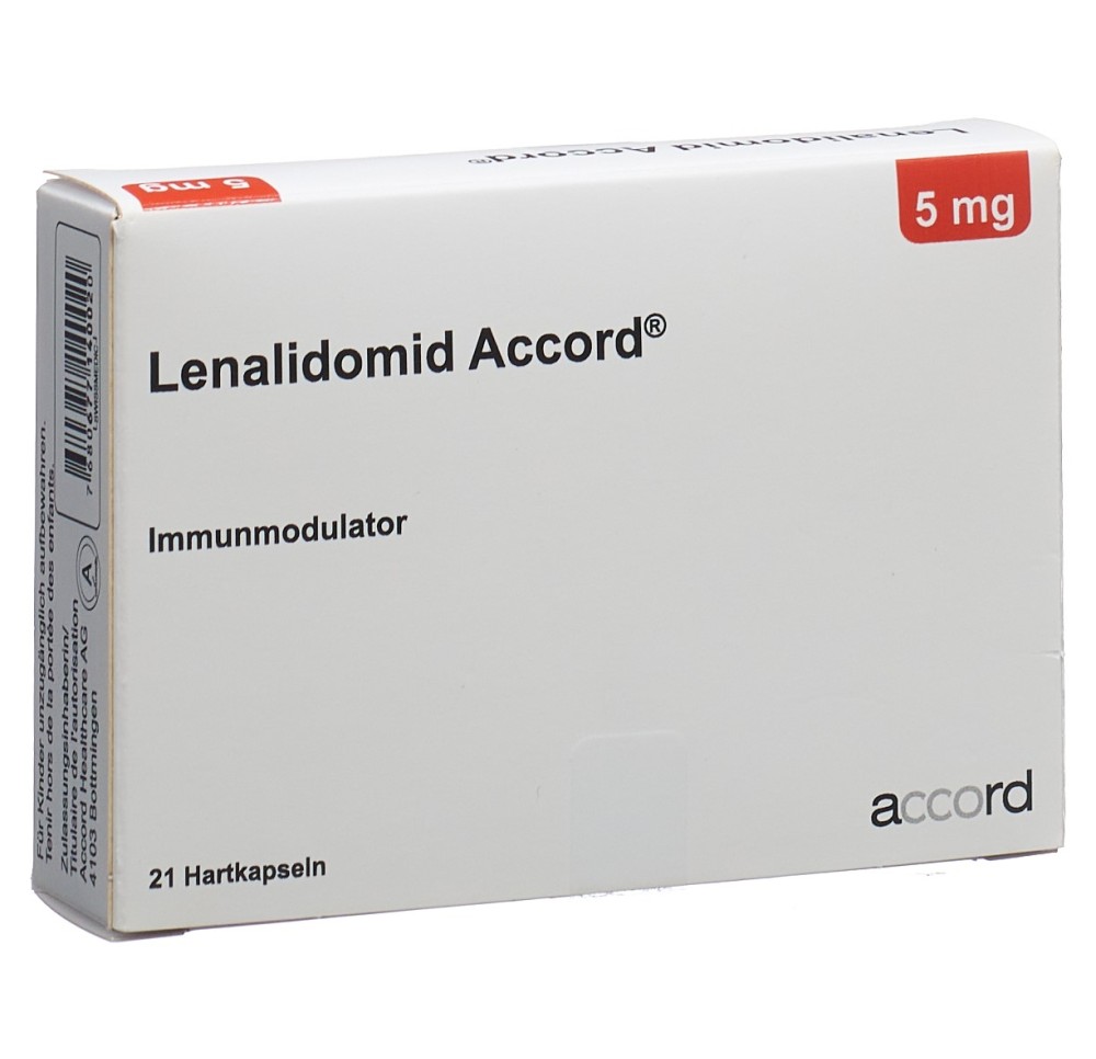 LENALIDOMID Accord caps 5 mg 21 pce