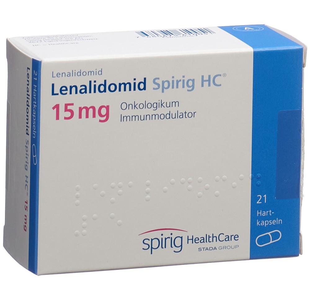 LENALIDOMIDE Spirig HC caps 15 mg 21 pce