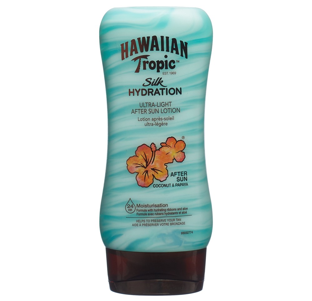 HAWAIIAN TROPIC après sol lot silk hydra 180 ml