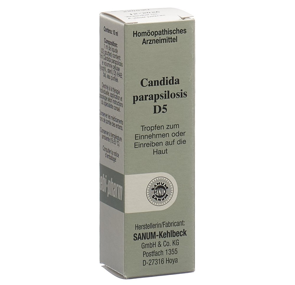 SANUM candida parapsilosis gouttes 5 D fl 10 ml