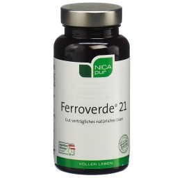 FERROVERDE caps 21 mg fer végétal bte 60 pce