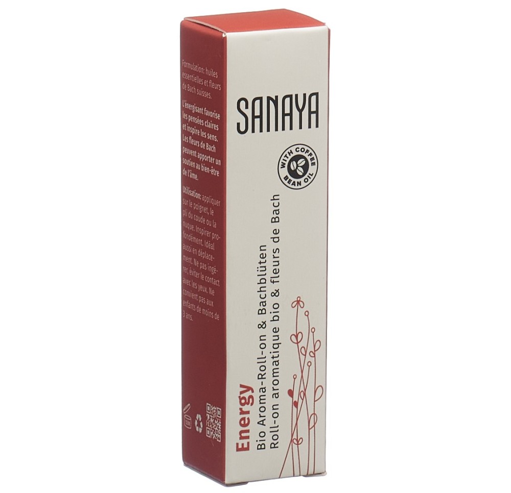 SANAYA aroma&fl Bach roll on Energy bio 10 ml