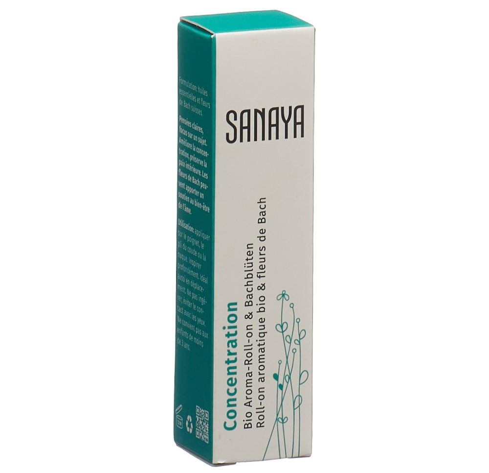 SANAYA aroma&fl Bach roll on Concentr bio 10 ml
