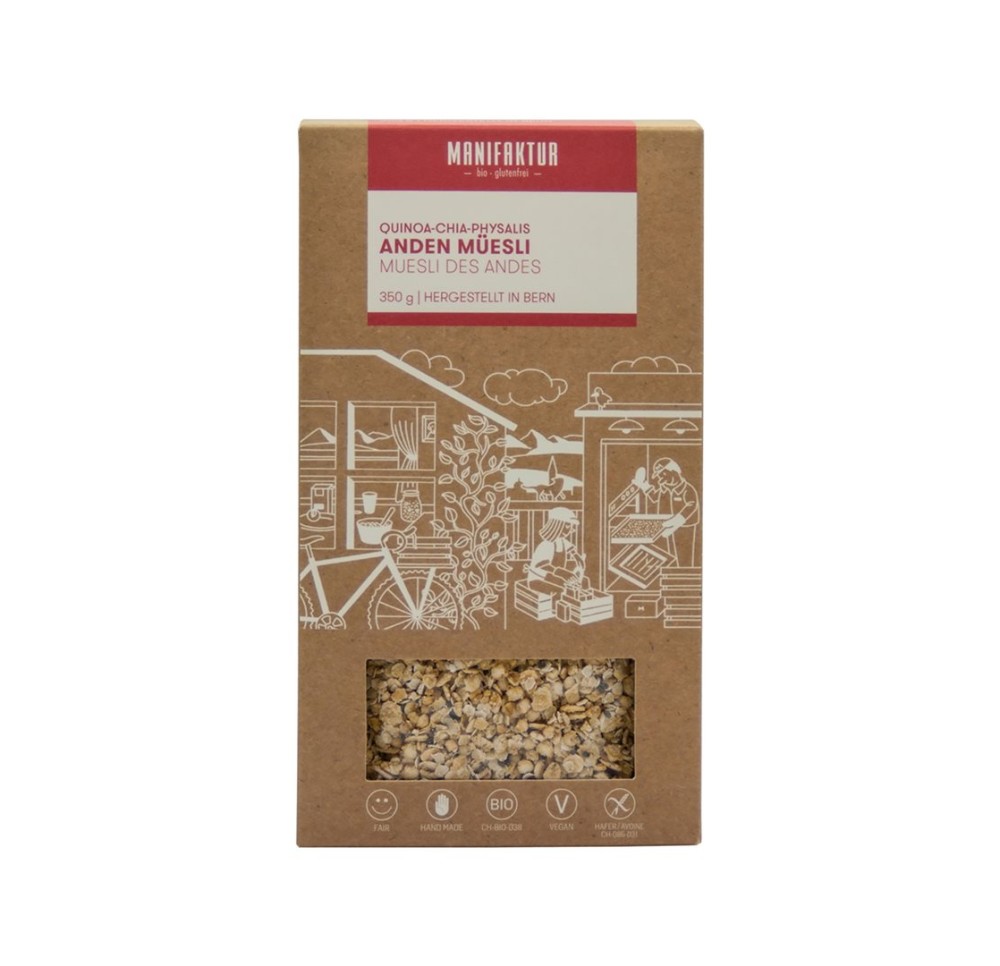MANIFAKTUR Muesli quinoa Andes bio 350 g