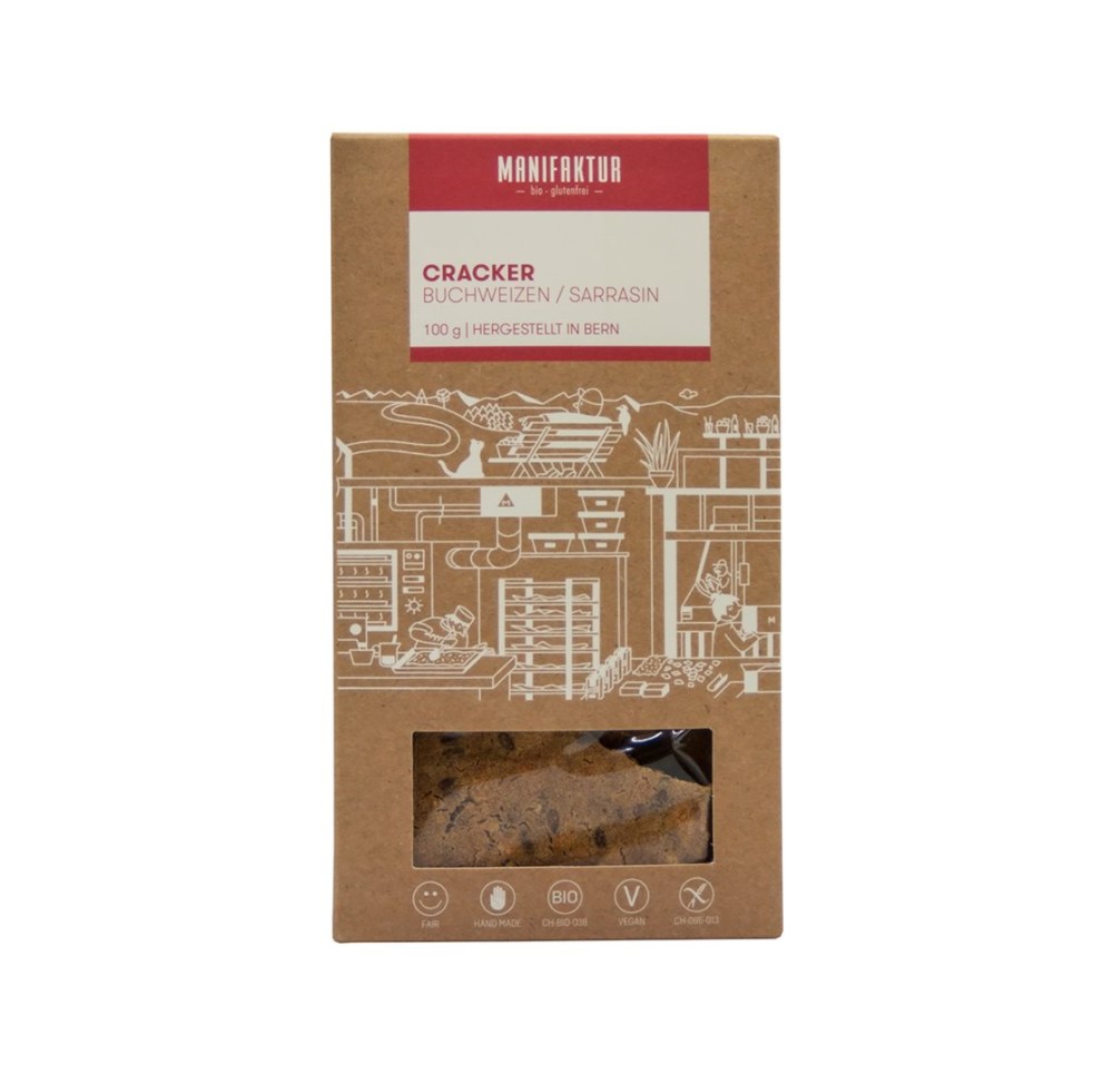 MANIFAKTUR Cracker de sarrasin bio 100 g
