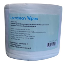 LISCOCLEAN Wipes non humidifié plié 90 pce