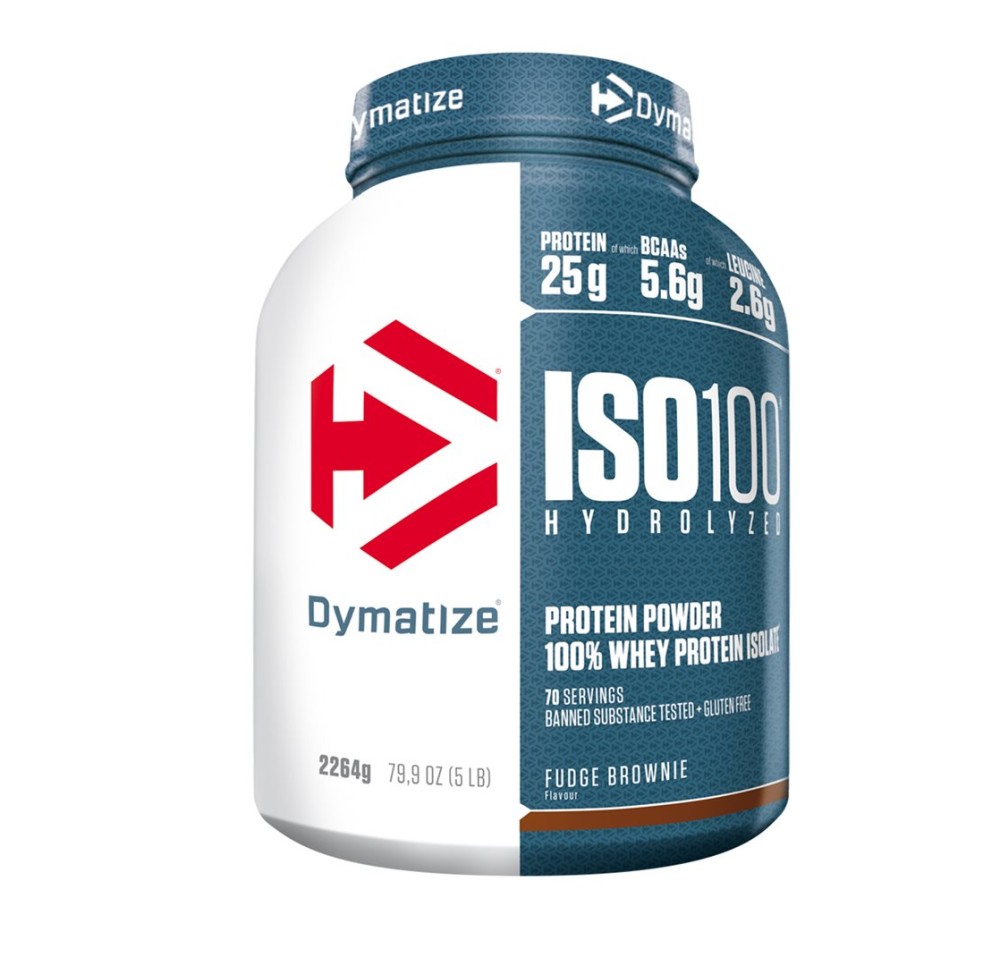 DYMATIZE Iso 100 Fudge Brownie bte 2264 g