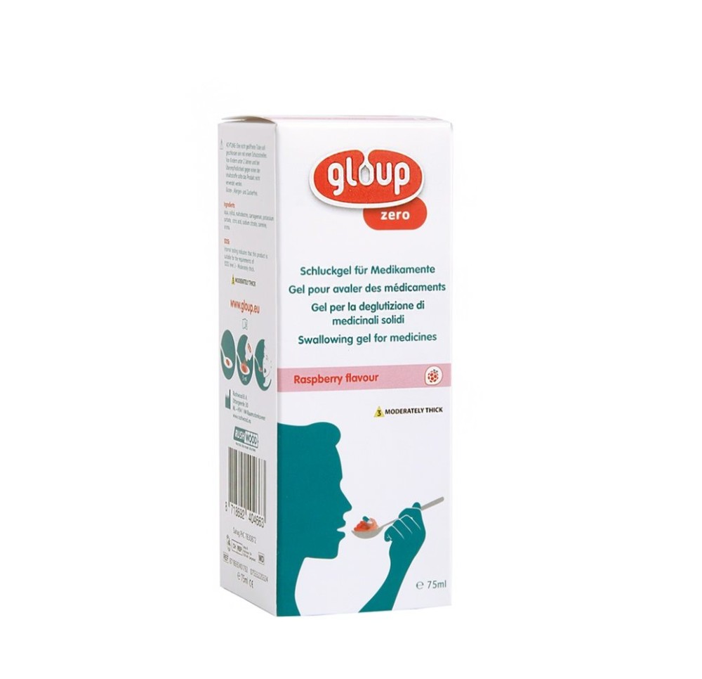 GLOUP gel pour avaler Zero framboise 75 ml