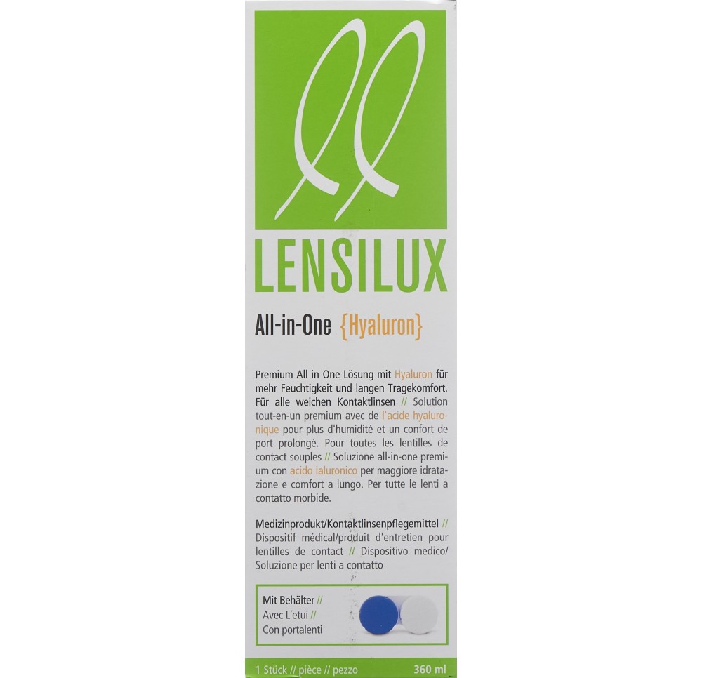 LENSILUX All-in-One hyaluron +conten (nouv) 360 ml