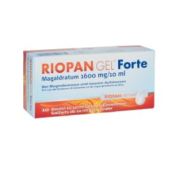 RIOPAN GEL Forte 1600 mg 10 sach 10 ml