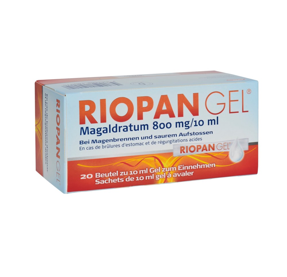 RIOPAN GEL 800 mg 20 sach 10 ml