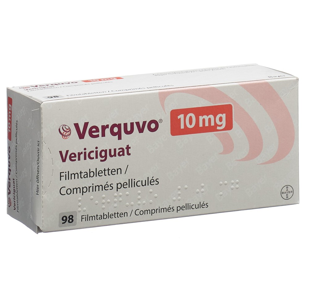 VERQUVO cpr pell 10 mg 98 pce